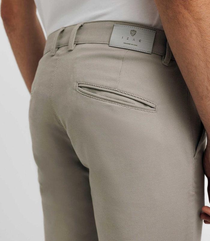 Izac Pantalon Armuré Gris