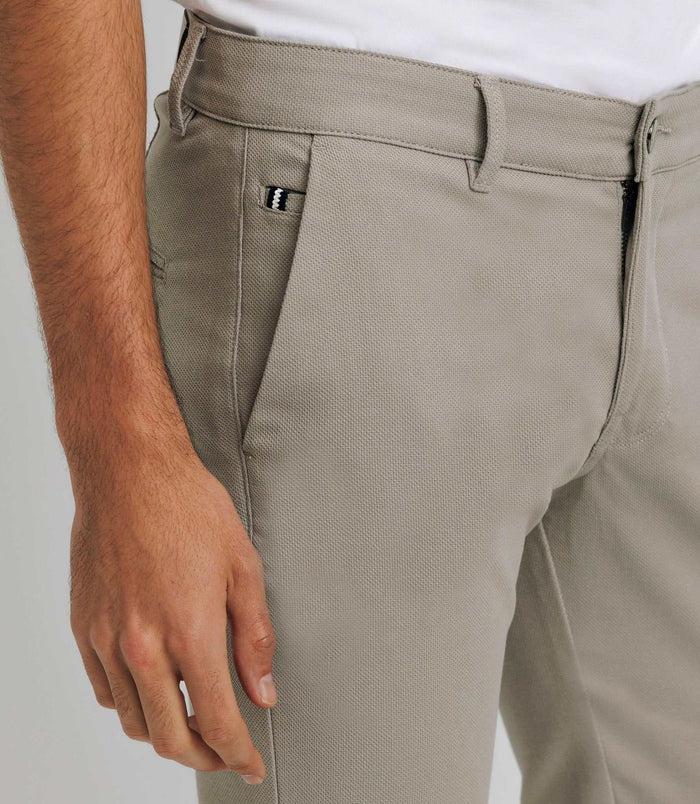 Izac Pantalon Armuré Gris