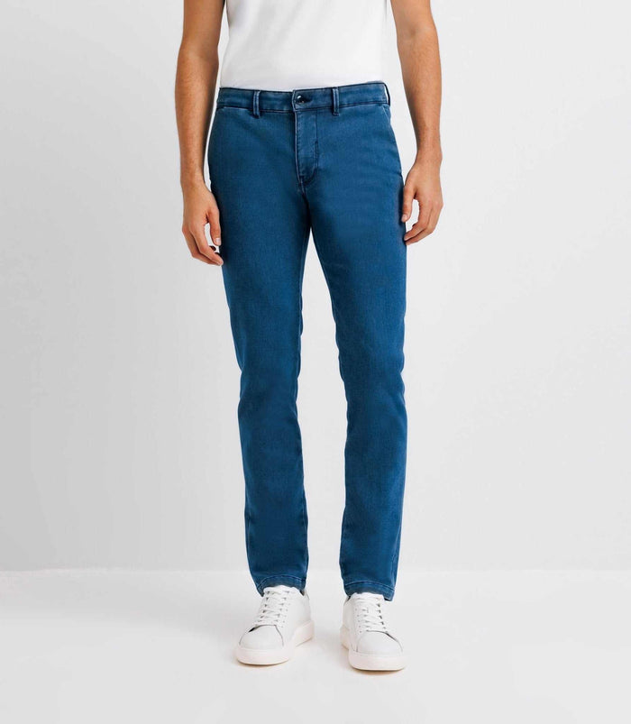 izac Pantalon armuré indigo