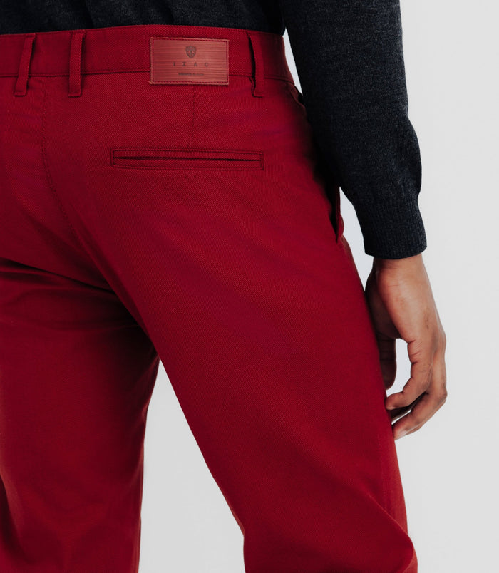 Izac Pantalon Armuré Rouge