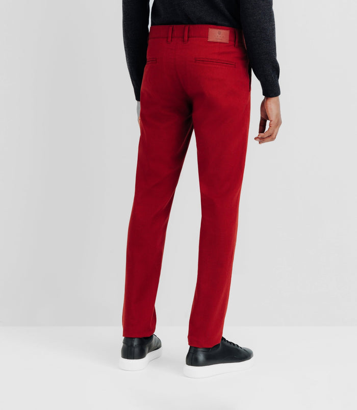 Izac Pantalon Armuré Rouge