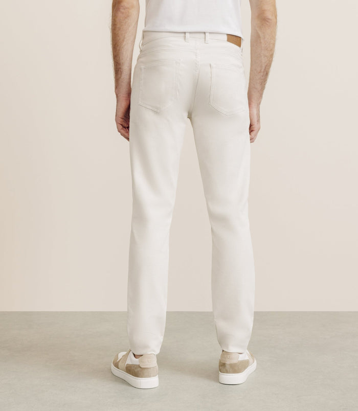 Izac Pantalon Armuré Slim Beige