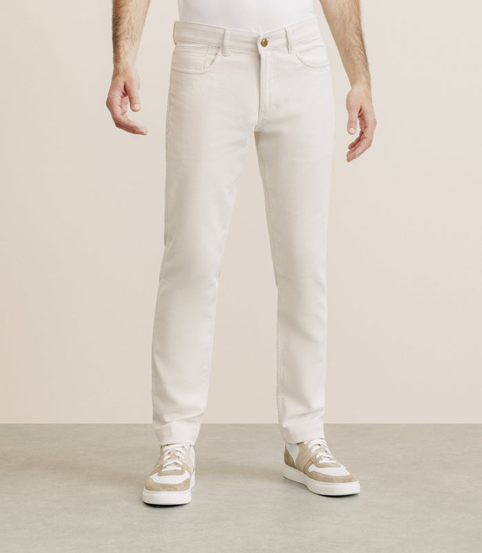 izac Pantalon armuré slim beige