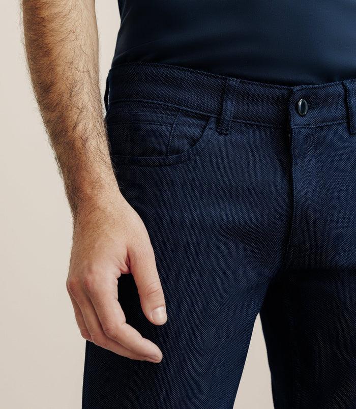 Izac Pantalon Armuré Slim Marine