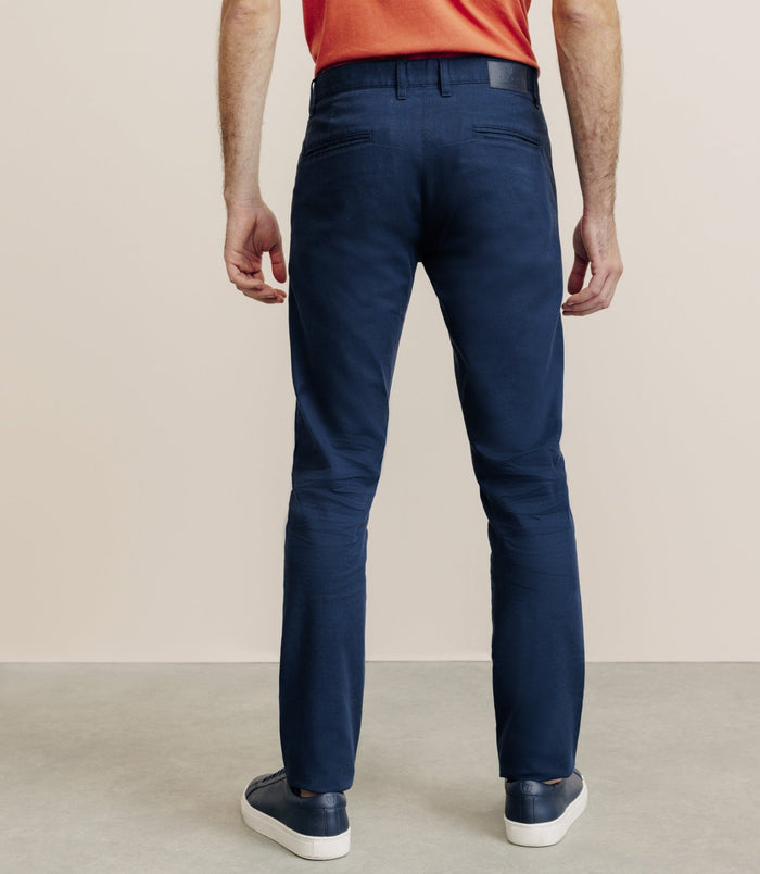 Izac Pantalon Armuré Slim Marine