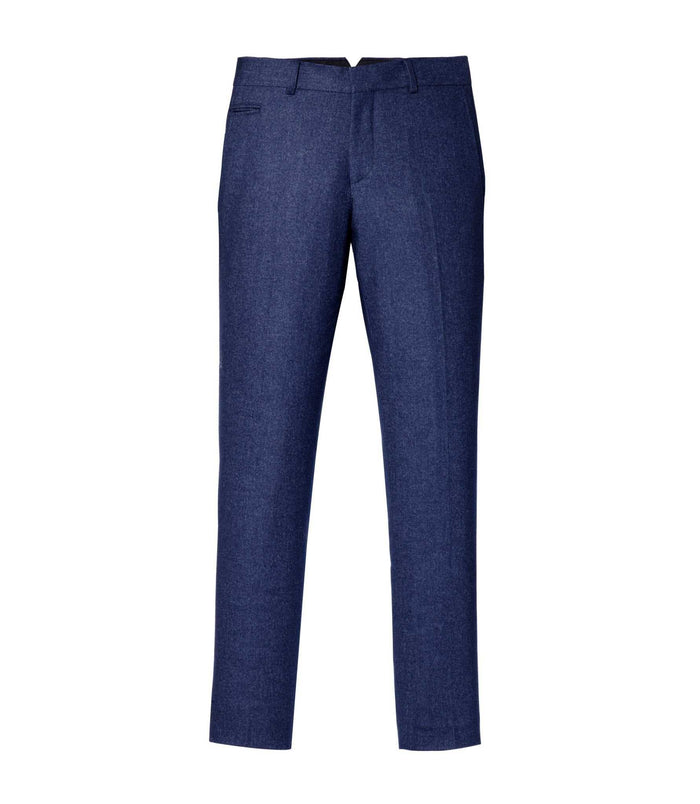Izac Pantalon Bleu En Flanelle "Nenvol"