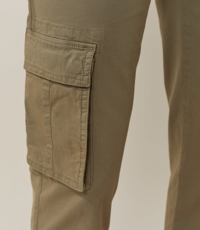 Izac Pantalon Cargo Kaki "Naraka"