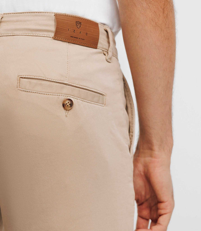 Izac Pantalon Casual Beige