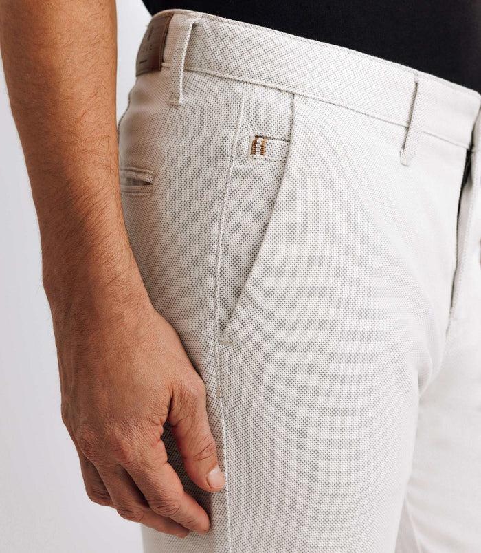 Izac Pantalon Casual Beige Clair