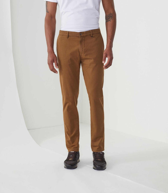 izac Pantalon casual camel "Manhattan"