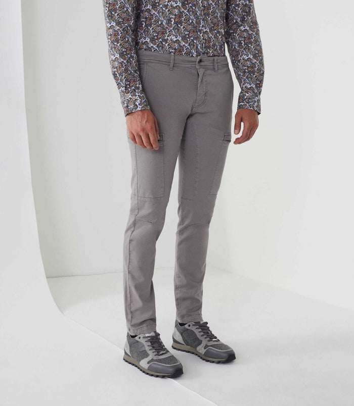 Izac Pantalon Casual Cargo Gris "Mixte"