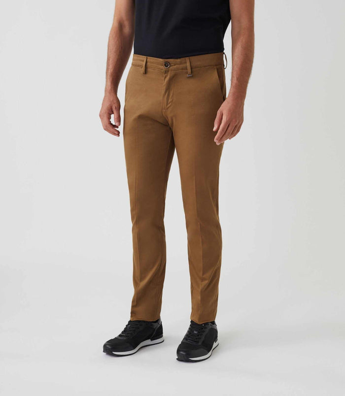 izac Pantalon casual chino camel "Maracana"
