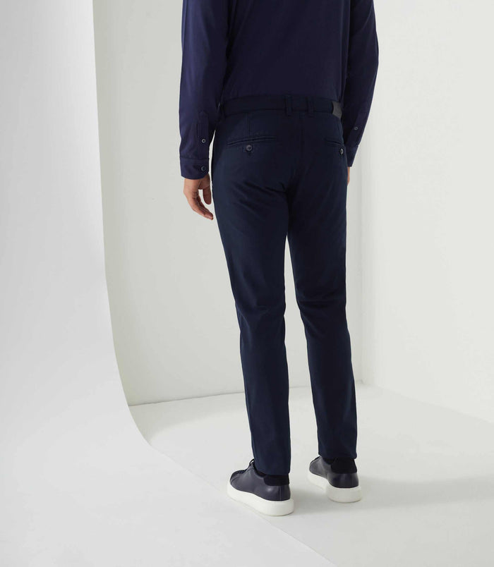 Izac Pantalon Casual Chino Marine "Macadamia"