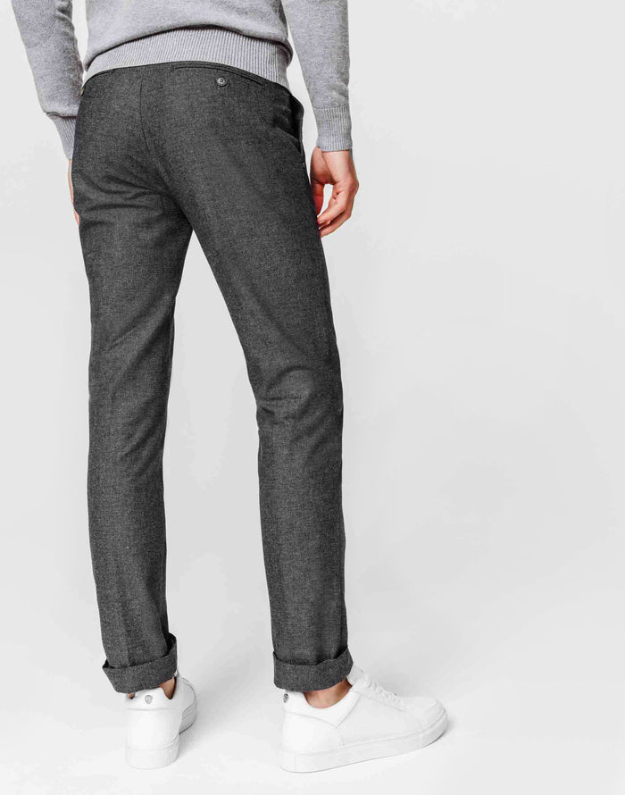 Izac Pantalon Casual Gris Moyen
