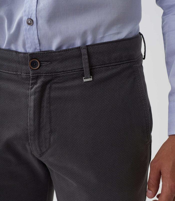 Izac Pantalon Casual Gris-moyen "Manhattan"