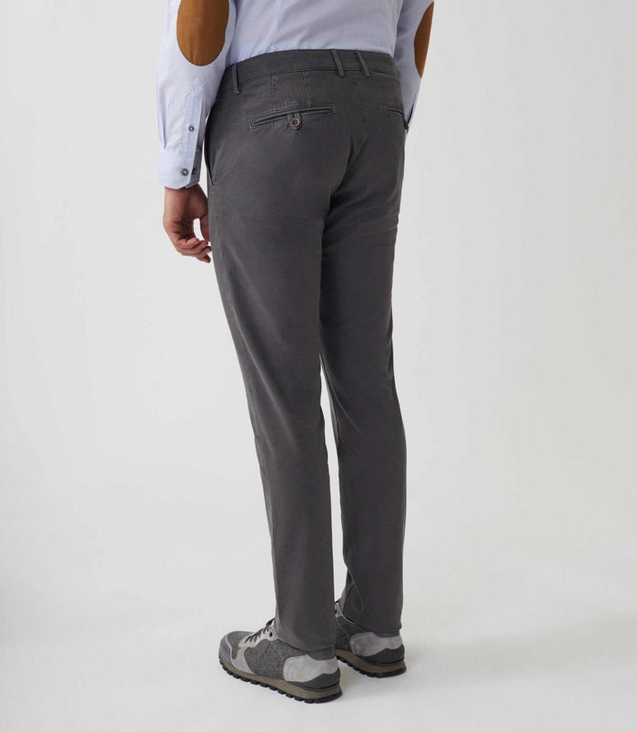 Izac Pantalon Casual Gris-moyen "Manhattan"