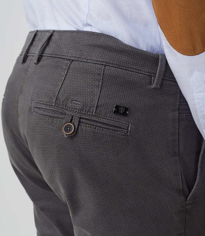 Izac Pantalon Casual Gris-moyen "Manhattan"