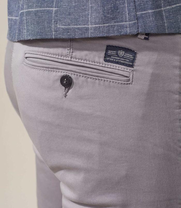 Izac Pantalon Casual Gris "Nachelor"