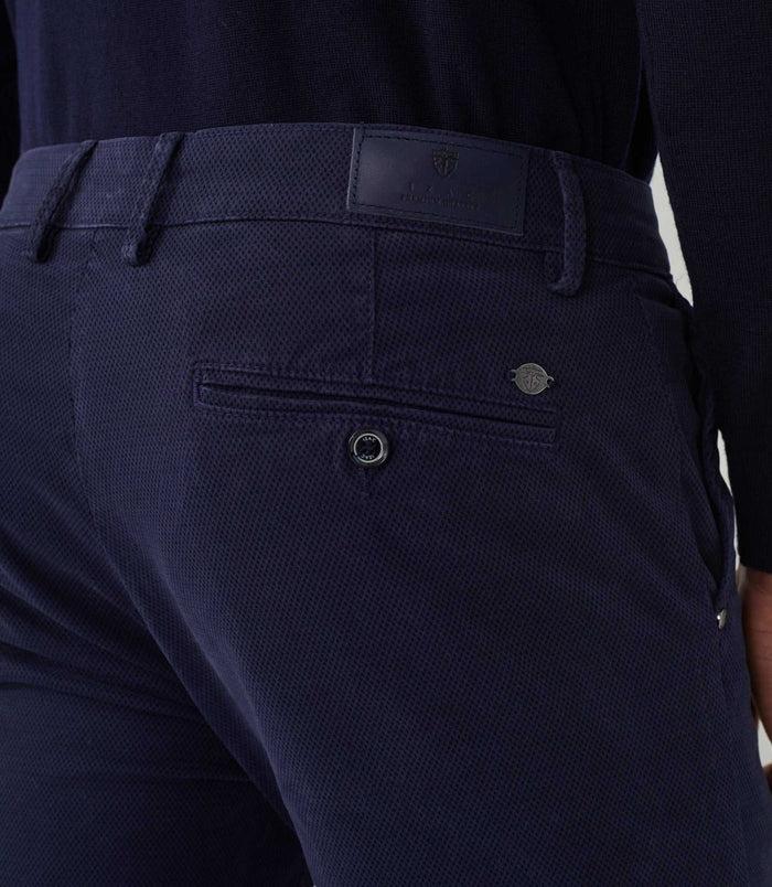 Izac Pantalon Casual Imprime Marine "Mistral"