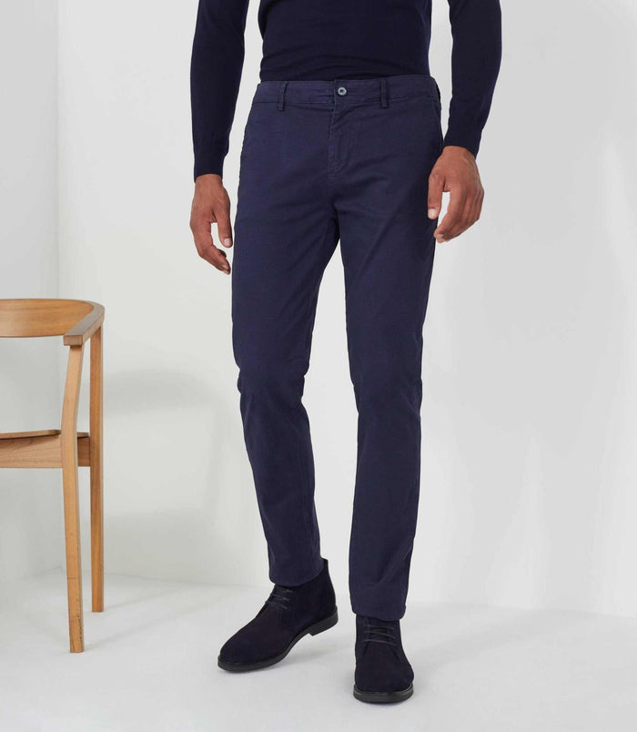 izac Pantalon casual imprime marine "Mistral"