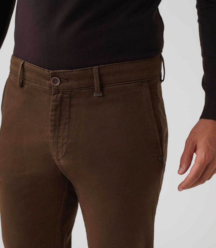 Izac Pantalon Casual Marron "Manhattan"