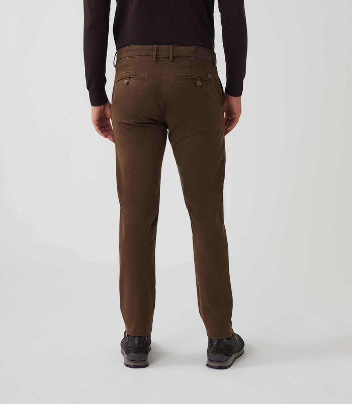 Izac Pantalon Casual Marron "Manhattan"