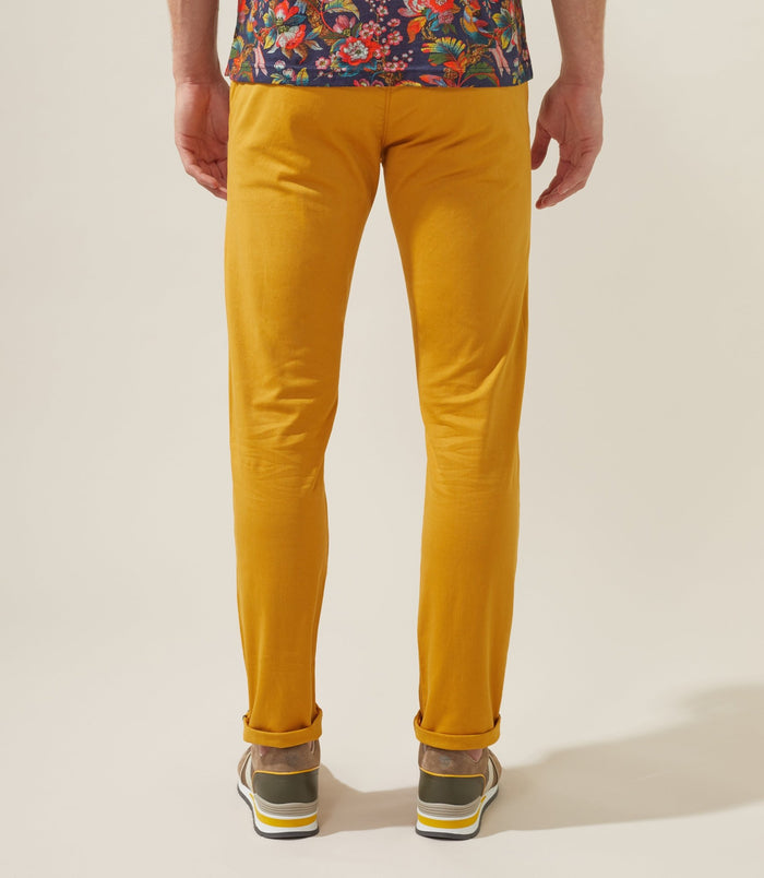 Izac Pantalon Casual Moutarde "Nachelor"