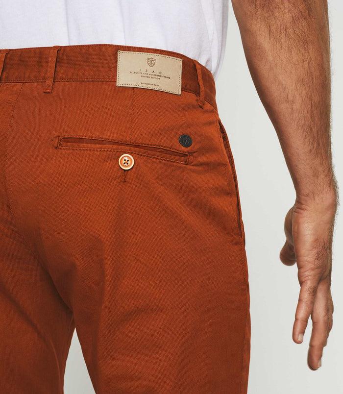 Izac Pantalon Casual Orange "Perline"
