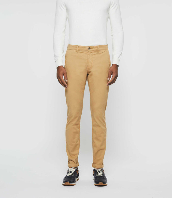 izac Pantalon casual slim beige "Pachelor"
