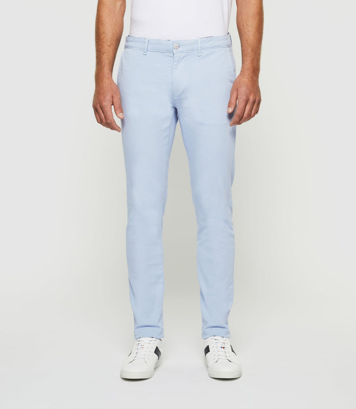 izac Pantalon casual slim bleu ciel "Perrebi"