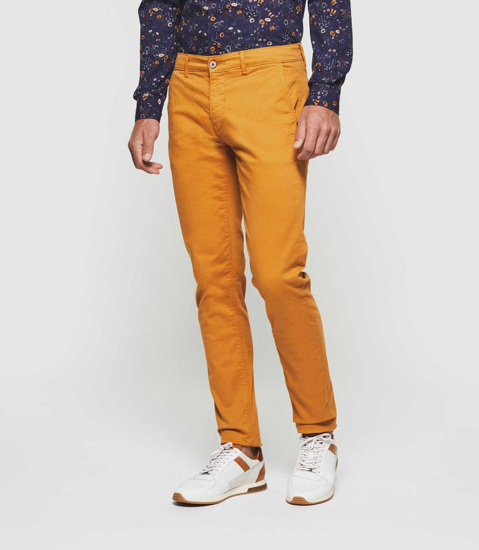 Izac Pantalon Casual Slim Camel "Pachelor"