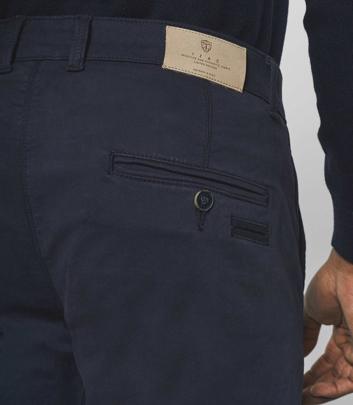 Izac Pantalon Casual Slim Marine "Pachelor"