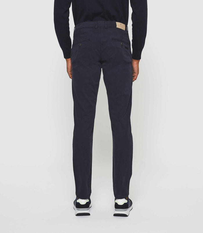 Izac Pantalon Casual Slim Marine "Pachelor"