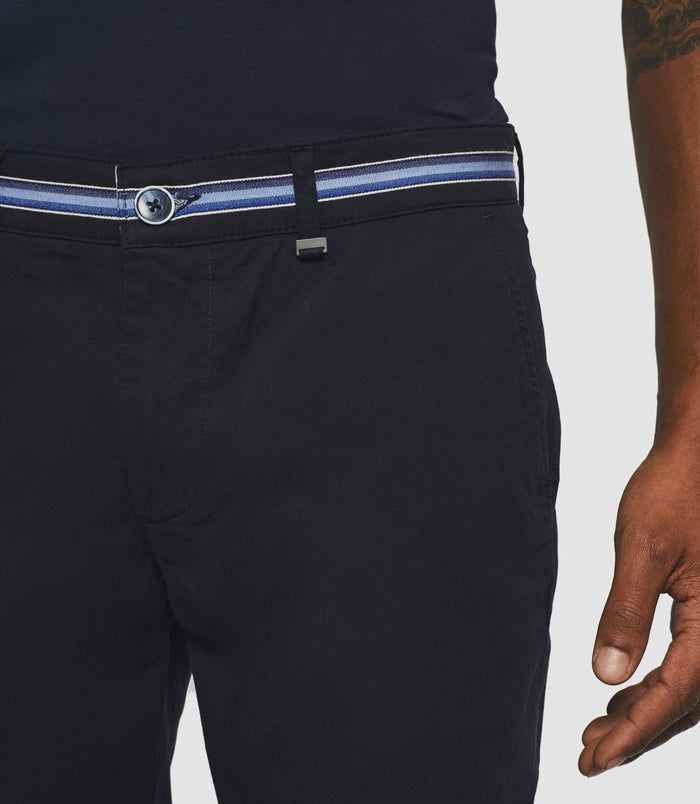 Izac Pantalon Casual Slim Marine "Paco"