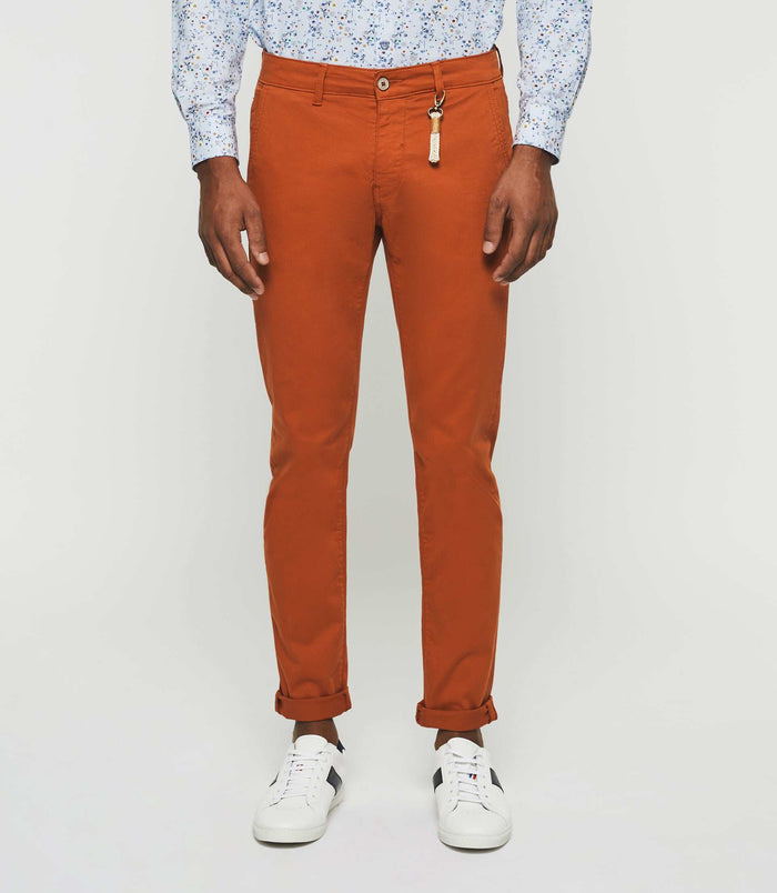izac Pantalon casual slim orange "Pachelor"