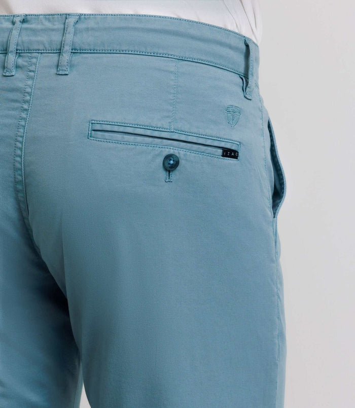 Izac Pantalon Casual Stretch Indigo Clair