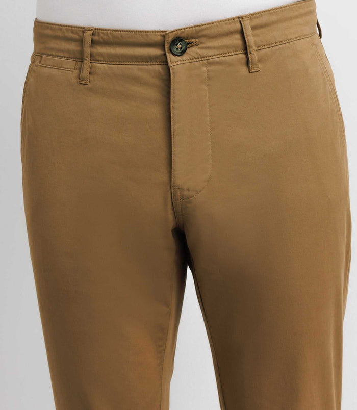 Izac Pantalon Casual Stretch Kaki