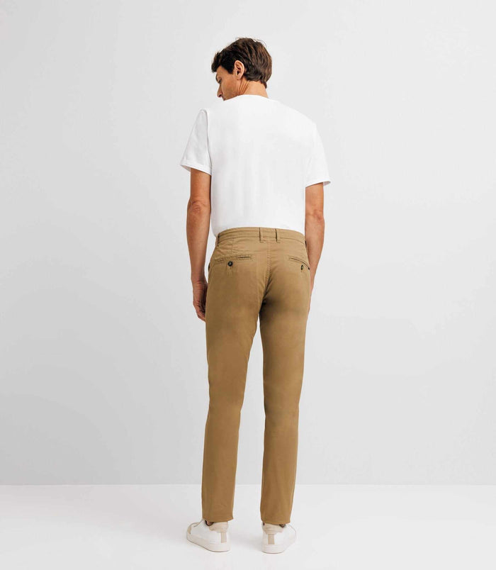 Izac Pantalon Casual Stretch Kaki