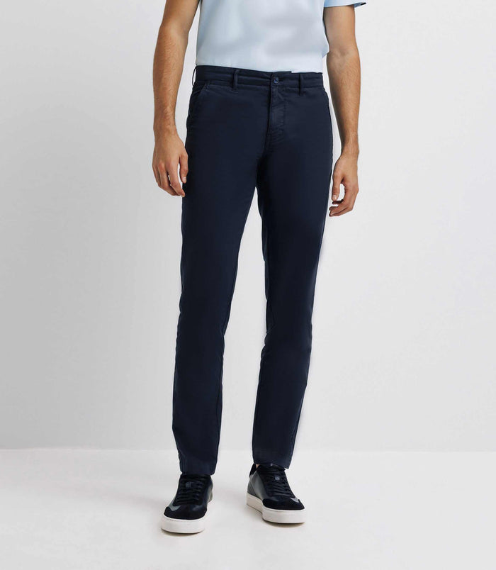Izac Pantalon Casual Stretch Marine