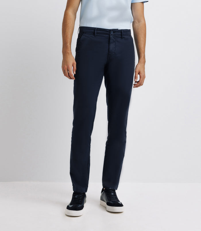izac Pantalon casual stretch marine