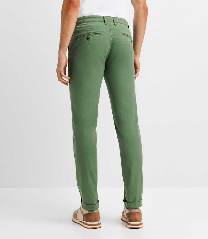 Izac Pantalon Casual Stretch Vert