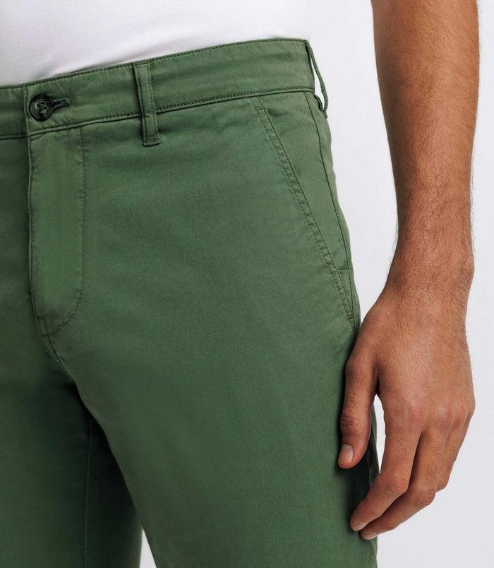 Izac Pantalon Casual Stretch Vert