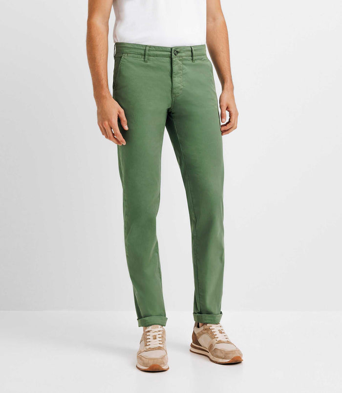izac Pantalon casual stretch vert