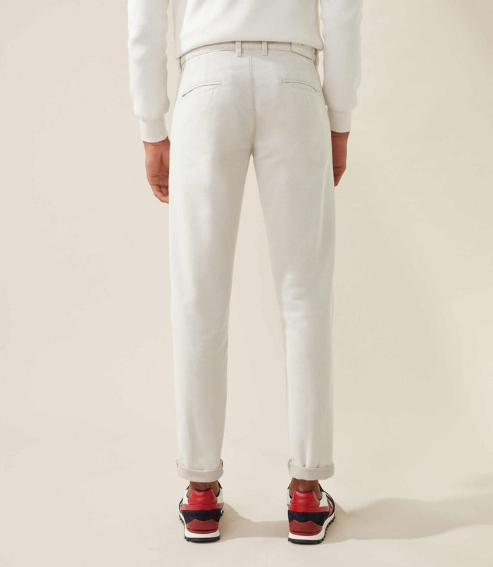 Izac Pantalon Casual Urbain Beige "Nerrebi"