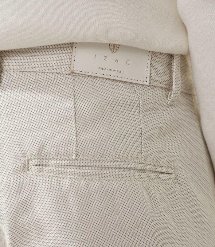 Izac Pantalon Casual Urbain Beige "Nerrebi"