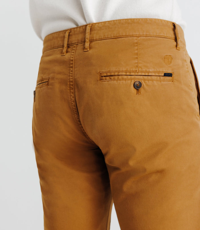 Izac Pantalon Chino Camel