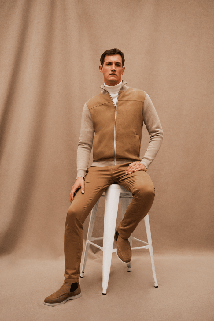 Izac Pantalon Chino Camel VALOR