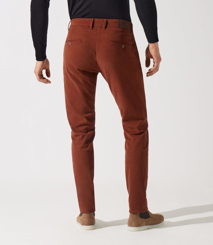 Izac Pantalon Chino Cannelle
