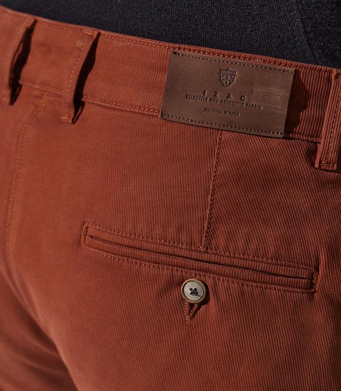 Izac Pantalon Chino Cannelle
