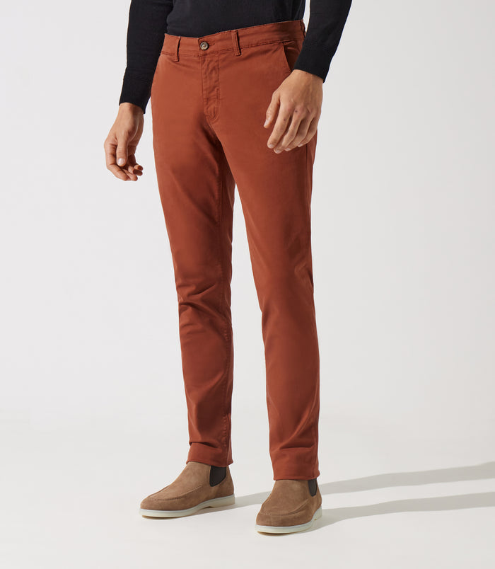 izac Pantalon chino cannelle VALOR